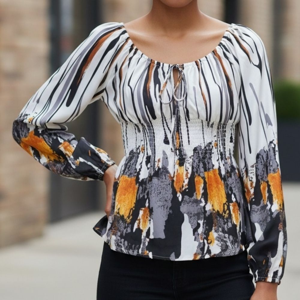 BCBGMaxAzria Gathered Women's Top